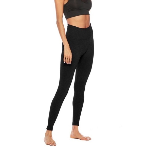 High Waisted Fall/Winter Stretch Black Leggings   - Picture 1 of 10